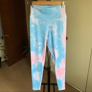 Stax Tie Dye Full Length Leggings Size Medium